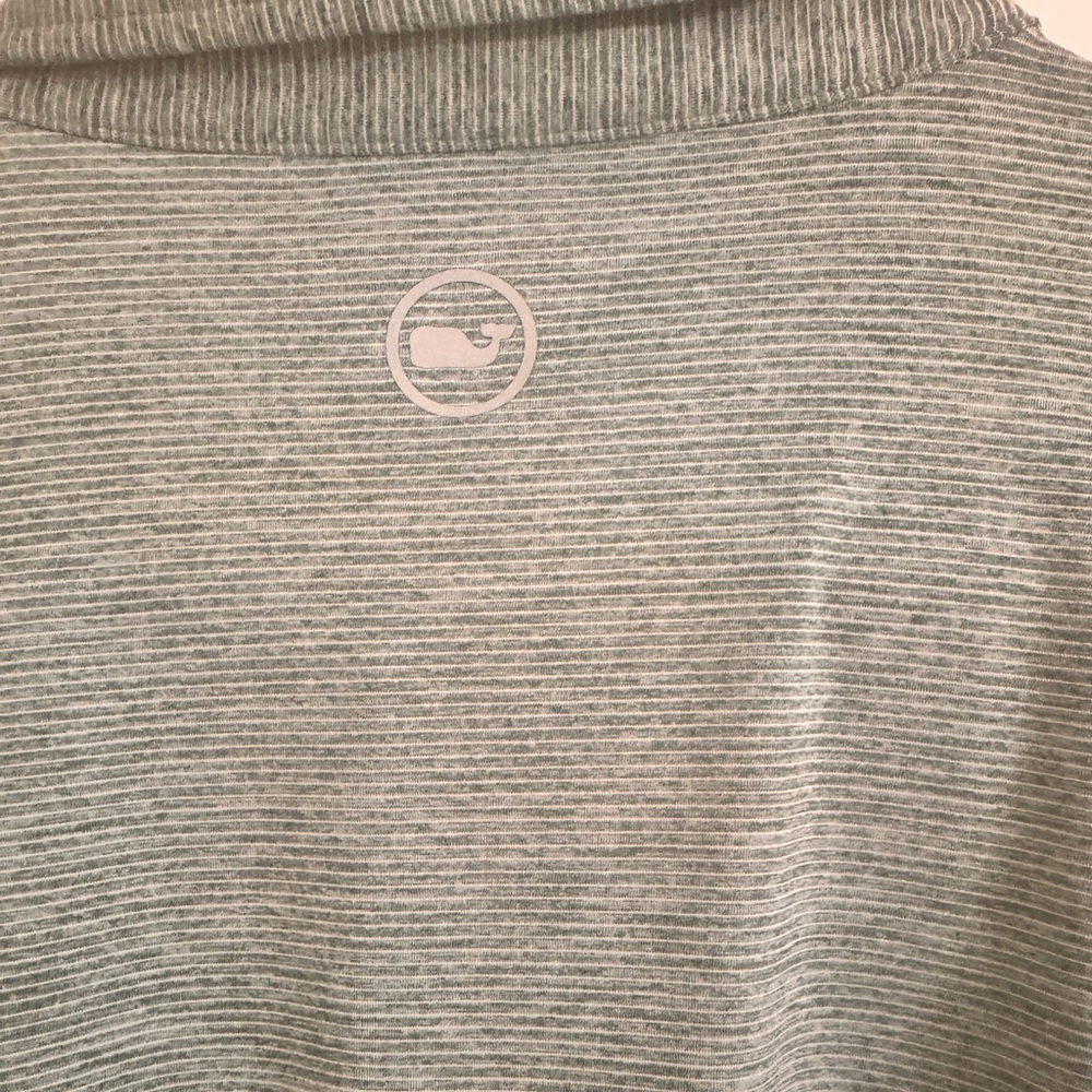 VINEYARD VINES On the Go Sankaty green striped performance polo size XXL - Picture 5 of 9